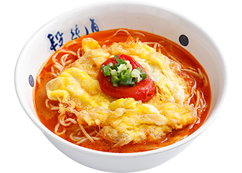 Chengdu Tomato Noodle Soup With Fried Egg